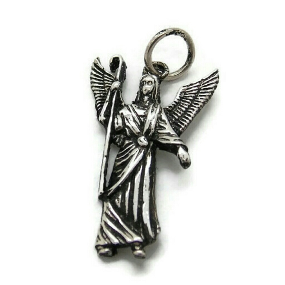 Arc Angel Raphael Pendant .925  Sterling  Silver.